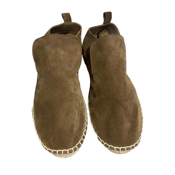 Vince Ronan Suede Leather Slip On Espadrille Loafer - Picture 5 of 15